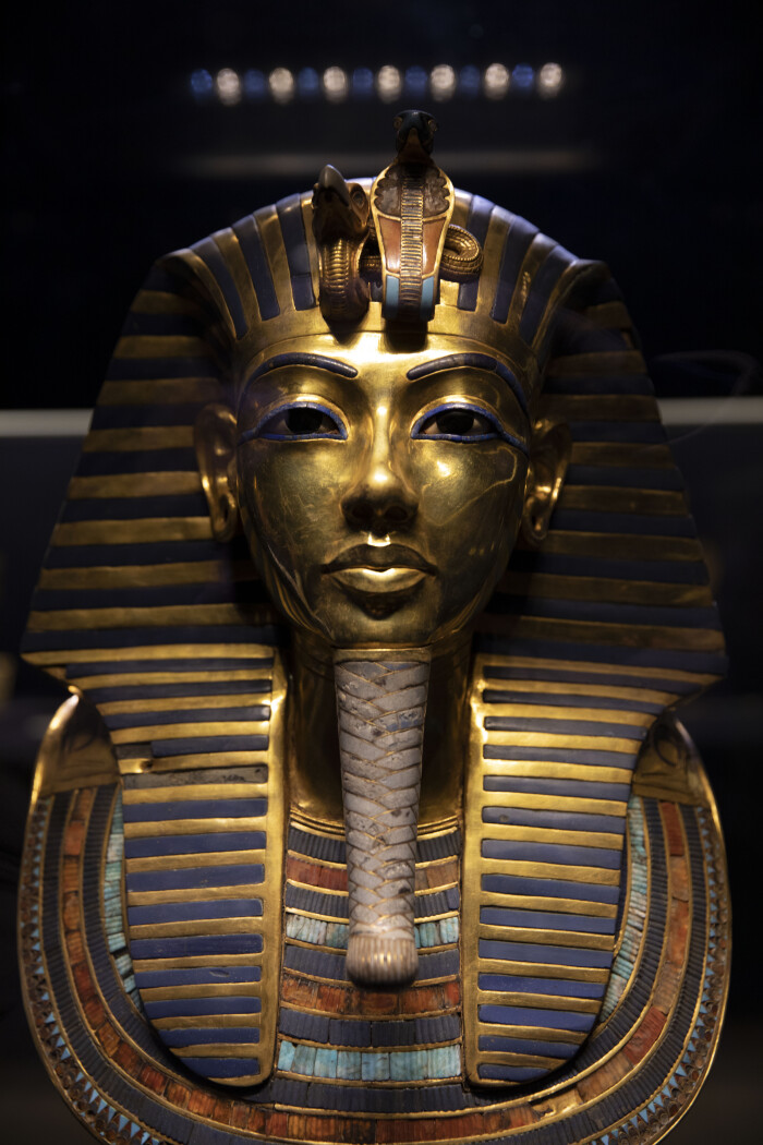 Mask in Egyptian museum - Tutankhamun: Allies and Enemies image